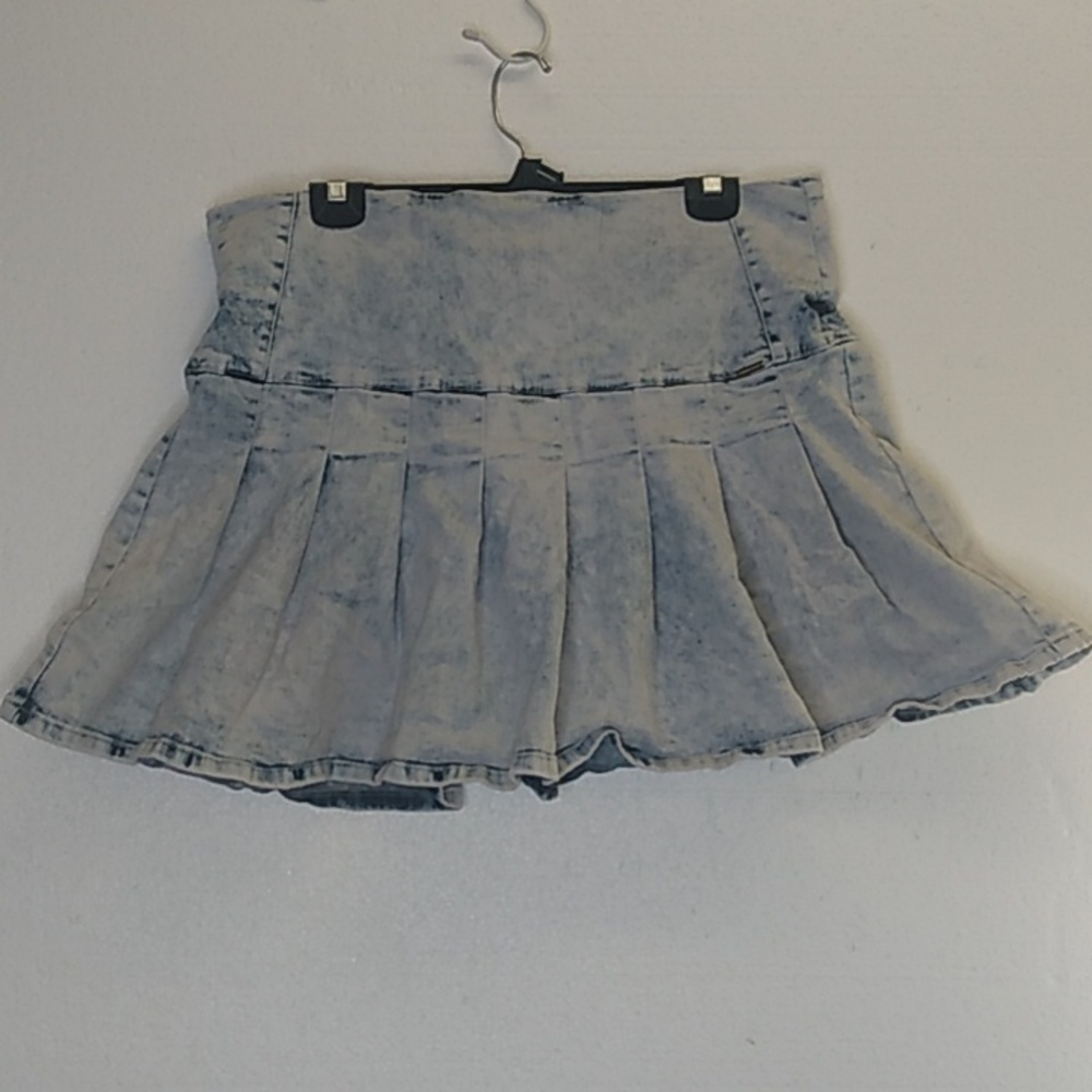Jeaniologie Jean Skirt Size XXL Blue Stonewash